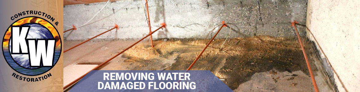 Removing Water Damaged Flooring in Central Colorado